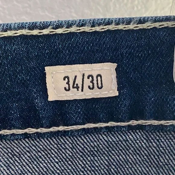 ARIAT Straight Fit Straight Leg M5 Size 34 X 30 Mens Denim Jeans - Loop Lock - Picture 12 of 16